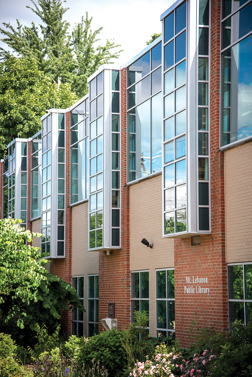 Mt. Lebanon Library exterior photos