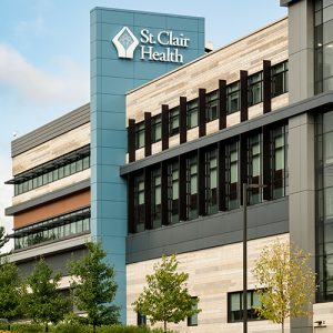 st clair hospital exterior in daytime