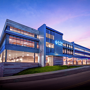 st clair hospital at night