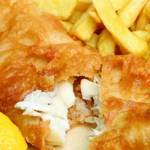 fried fish and fries