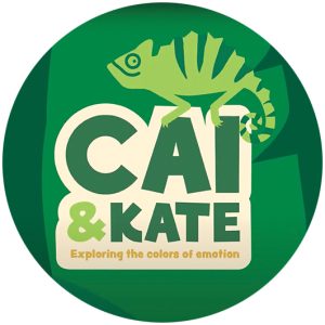 green logo for cai and kate tv show for kids