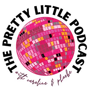 pink disco ball logo for The Pretty Little Podcast