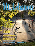 june cover of mt lebanon magazine with pickleball courts