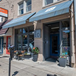 The storefront of Cafe IO on beverly road