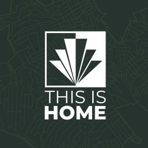 Mt. Lebanon tree stamp logo in white with text This is Home for the annual popular financial report