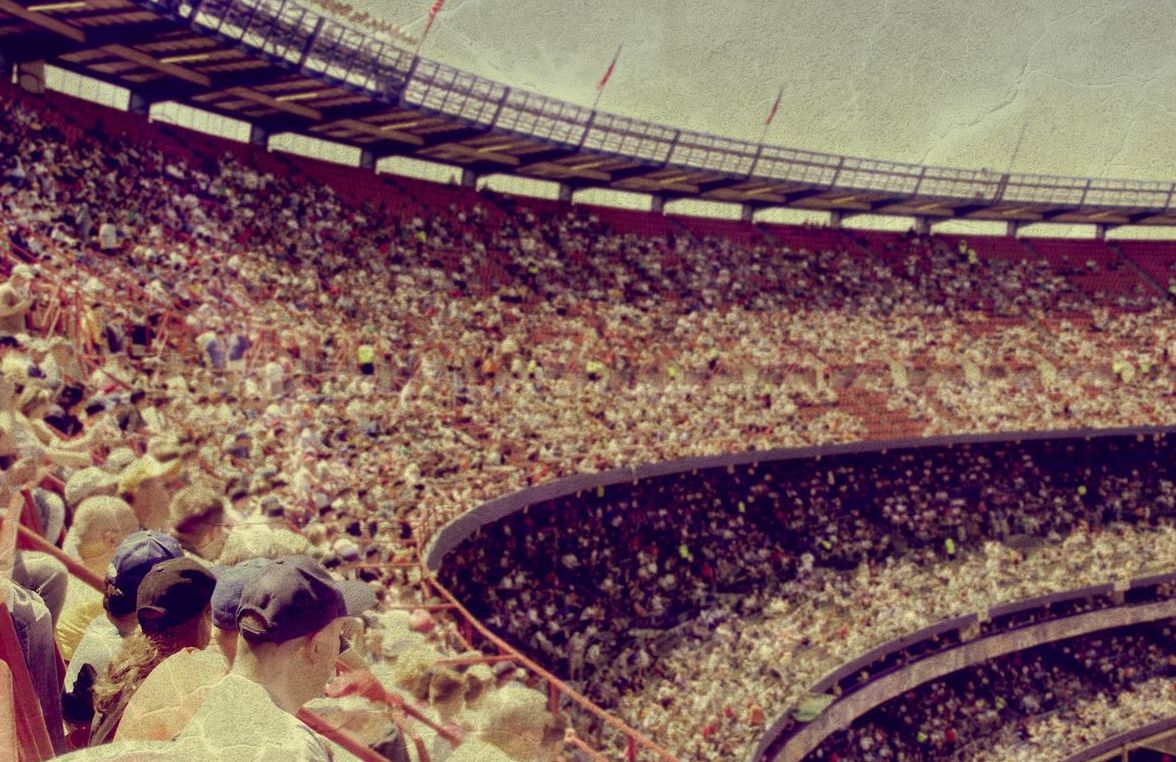 Vintage Baseball Stadium Postcard
