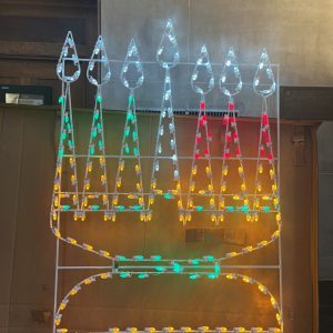 Image of a lighted kinara