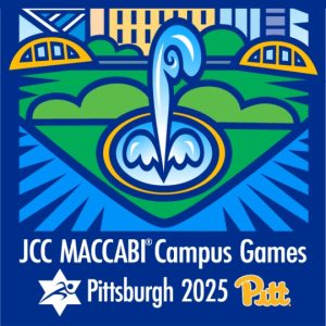 illustration of downtown pittsburgh and the point with jcc macabi games