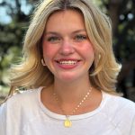 headshot of blonde teen girl