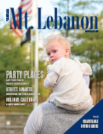 mt lebanon magazine cover november with a baby