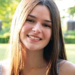 teen girl smiling