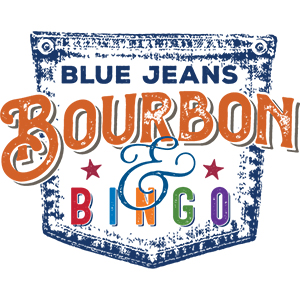 logo for Blue Jeans Bourbon and Bingo