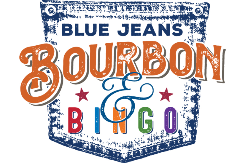 logo for Blue Jeans Bourbon and Bingo