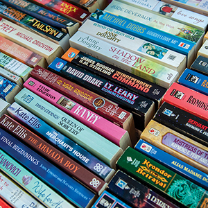 stack of books