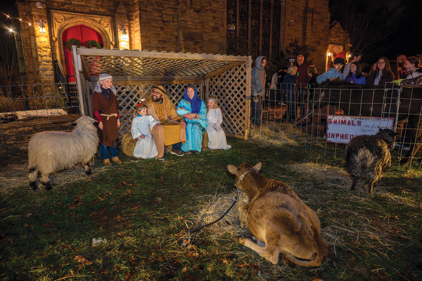 A display outside of Beverly heights presbyterian church,
