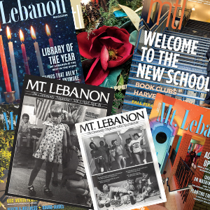 covers of mt lebanon magazine in a collage